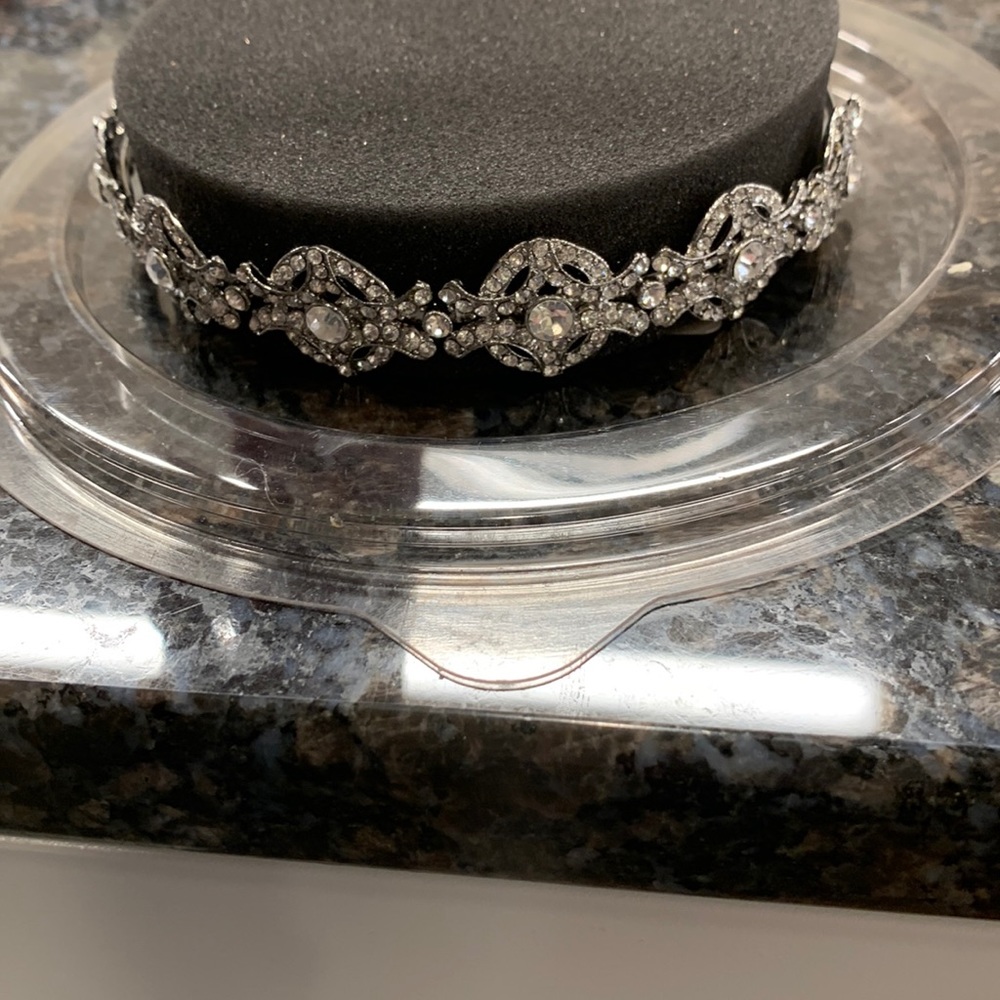 Silver Art Deco Headband/Tiara